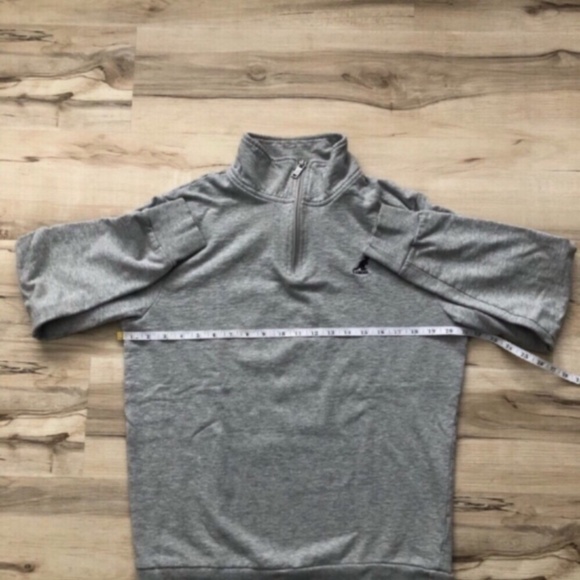 Kangol Men's Gray Quarter-Zip Sweater - Picture 3 of 7